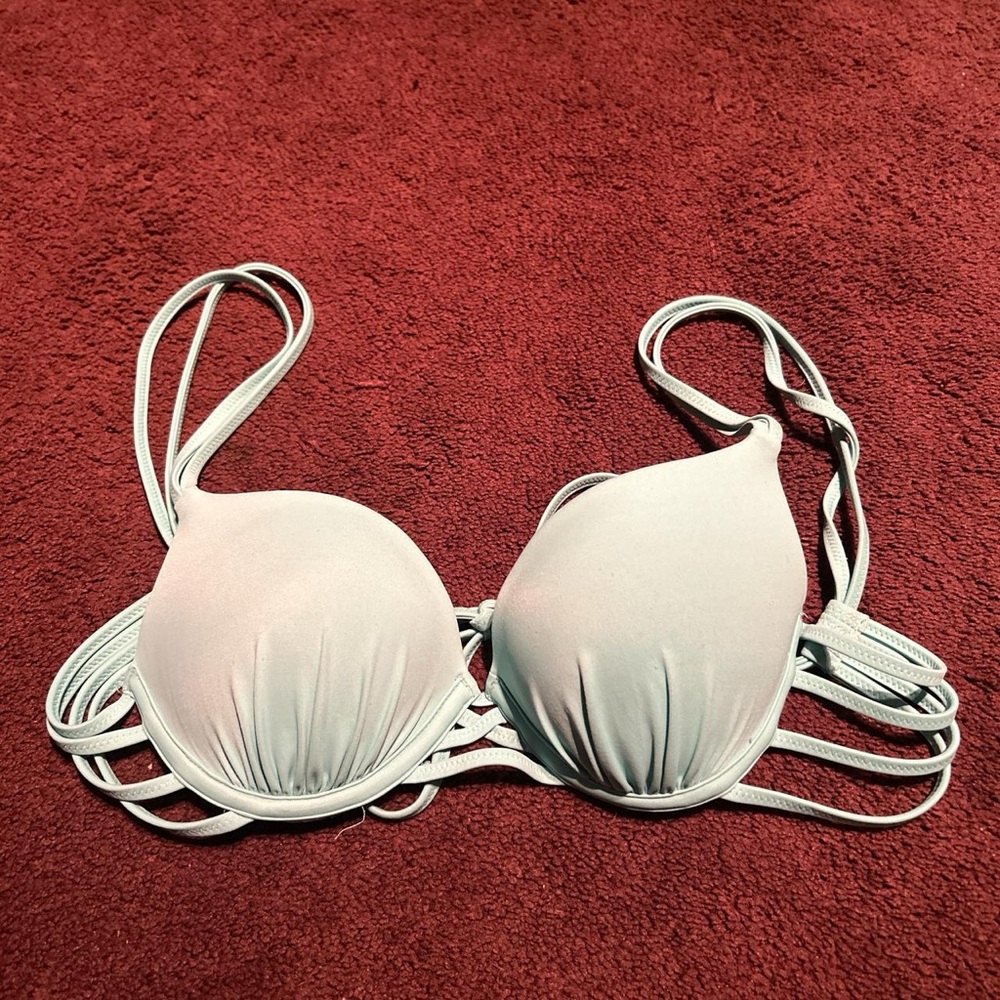 Shade & Shore Light Blue Bathing Suit Top